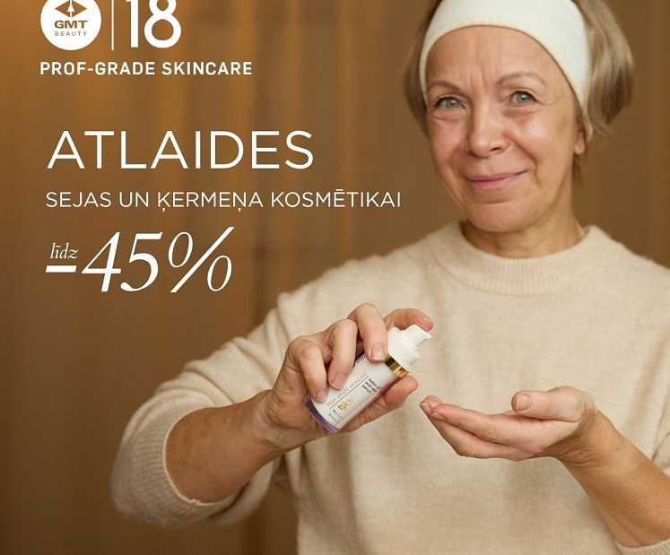 GMT BEAUTY svin 18 gadu jubileju – atlaides līdz pat 45%