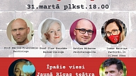 31. martā notiks virtuāls diskusiju vakars "Kā nesajukt prātā?" par to, kā pārdzīvot Covid-19 laiku