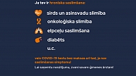 Cilvēki ar hroniskām saslimšanām aicināti veikt bezmaksas COVID-19 testus