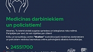 Medicīnas darbiniekiem un policistiem pieejams bezmaksas psiholoģiskais atbalsts