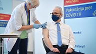 Šodien vairākas valsts augstākās amatpersonas saņēmušas savu vakcīnu pret Covid-19
