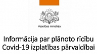 VM izstrādājusi konkrētu pasākumu kopumu COVID-19 turpmākai ierobežošanai
