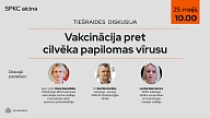 25. maijā eksperti informēs par vakcināciju pret cilvēka papilomas vīrusu