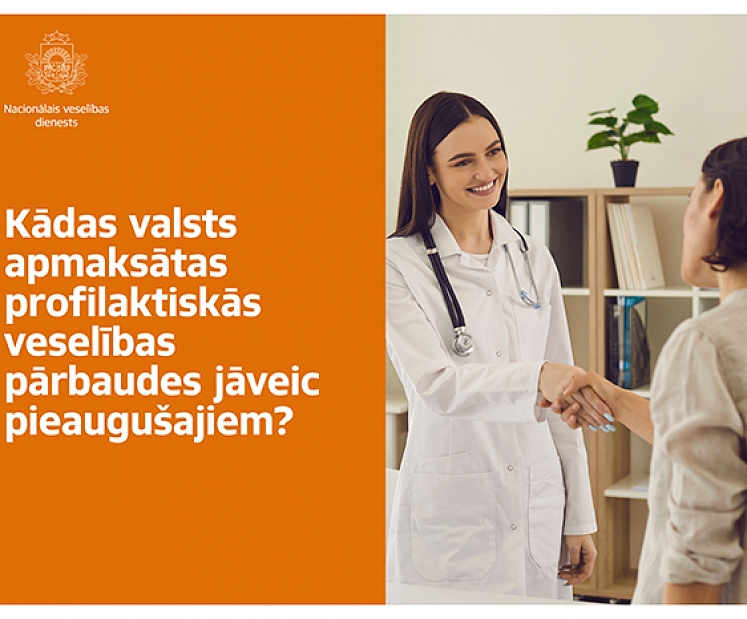 Kādas profilaktiskās veselības pārbaudes pieaugušie var veikt bez maksas? 