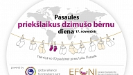 17. novembrī – Pasaules priekšlaikus dzimušo bērnu dienā – svinēs "Satikšanās svētkus"