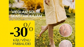 Vēnu pavasaris - vieglam solim, skaistām kājām