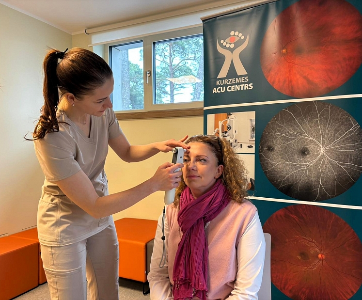 Glaukomas nedēļā var pieteikties bezmaksas acu spiediena mērīšanai Ventspilī vai Talsos