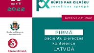 28. aprīlī notiks pirmā pacientu pieredzes konference Latvijā