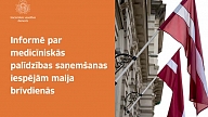 NVD informē par medicīniskās palīdzības saņemšanas iespējām maija brīvdienās