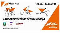 No 22. novembra līdz 28. novembrim Latvijā norisināsies Latvijas Veselības sporta nedēļa