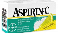 Aspirin C, 400 mg /240 mg putojošās tabletes