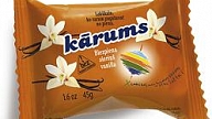 Sāk ražot "Kārums" biezpiena sieriņu ar X Latvijas skolu jaunatnes dziesmu un deju svētku simboliku