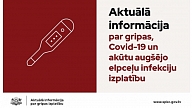 SPKC: Augstākā saslimstība ar gripu - Rīgā un Daugavpilī