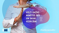 Aicina iedzīvotājus aktīvāk izmantot valsts apmaksātās vēža profilaktiskās pārbaudes