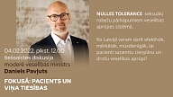 Veselības ministrs Daniels Pavļuts vadīs ekspertu diskusiju “Fokusā: pacients un viņa tiesības”