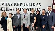 Veselības ministrs Hosams Abu Meri tiekas ar Latvijas Reto slimību alianses biedriem