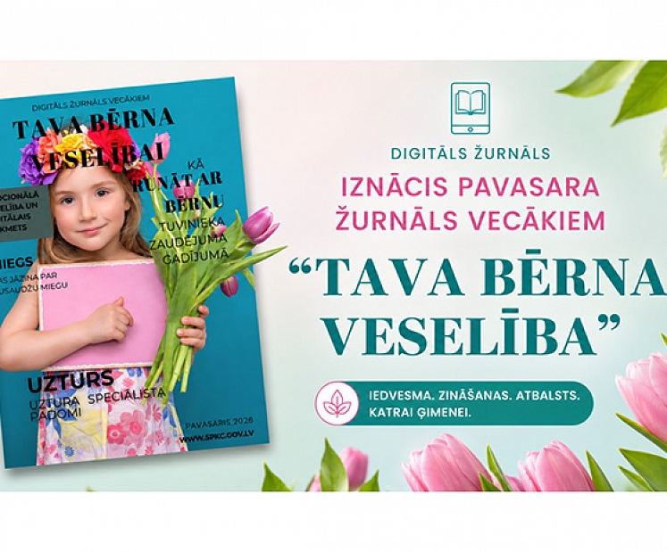 Jauns digitāls žurnāls vecākiem par bērna veselību – praktiski, saprotami un mūsdienīgi