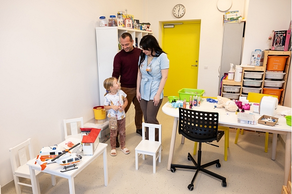Bērnu slimnīcas Pediatrijas spēles kabinets