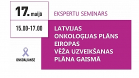Notiks ekspertu seminārs “Latvijas onkoloģijas plāns Eiropas Vēža uzveikšanas plāna gaismā”