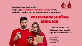 Latvijā uzlabojušās Villebranda slimības diagnostikas un ārstēšanas iespējas