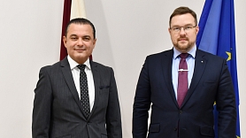 Veselības ministrs tiekas ar Latvijas Republikas pastāvīgās pārstāves ES vietnieku, vēstnieku Mārtiņu Kreitu