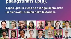 Pētījums: 1 no 5 cilvēkiem ir paaugstināts lipoproteīns(a) – izplatīts, bet nepietiekami diagnosticēts sirds un asinsvadu slimību riska faktors