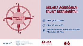 Pasaules Hemofilijas dienā Stradiņa slimnīcā aicina pievērst uzmanību asiņošanas traucējumu atpazīšanai