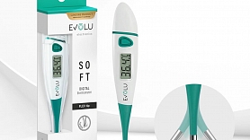 EVOLU SOFT digitālais termometrs – precīzs, ūdensizturīgs un ērts visai ģimenei