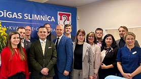 Veselības ministrs Hosams Abu Meri darba vizītē apmeklē Kuldīgu 