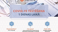 Ģenētikas centrs iVF Riga atver jaunu Covid-19 analīžu nodošanas punktu