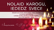 Mediķi turpinās protestēt un visā Latvijā rīkos akciju "Nolaid karogu, iededz sveci!"
