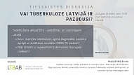 Notiks tiešsaistes diskusija par tuberkulozes aktualitāti Latvijā

