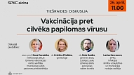26. aprīlī tiešsaistes diskusijā eksperti informēs par vakcināciju pret cilvēka papilomas vīrusu