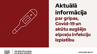 SPKC: Epidemioloģiskā situācija Latvijā gripas epidēmijas laikā