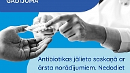 Pasaules Antibiotiku nedēļā ZVA aicina antibiotikas lietot piesardzīgi