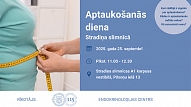25. septembrī Stradiņa slimnīcā norisināsies informatīvs pasākums par aptaukošanos 