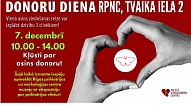 Rīgas apkaimes Sarkandaugavas iedzīvotāji aicināti piedalīties RNPC Donoru dienā