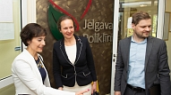 Veselības ministre apmeklējusi Jelgavas poliklīniku