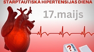 Starptautiskajā Hipertensijas dienā atgādina – augsts asinsspiediens ir bīstams arī gados jauniem cilvēkiem!