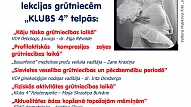 BEZMAKSAS lekcijas grūtniecēm "KLUBS 4" telpās