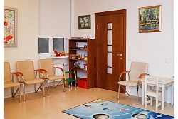 Bērnu stūrītis uzgaidāmajā telpā, Acu veselības centrs