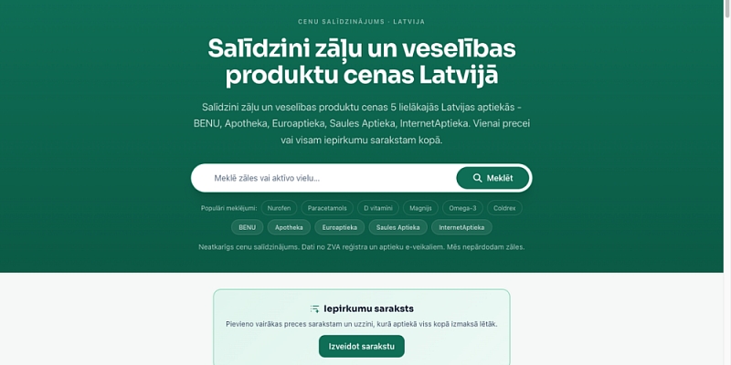 Cenu salīdzināšana
