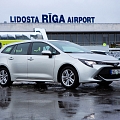 Auto noma Rīgas lidostā