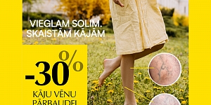 Vēnu pavasaris - vieglam solim, skaistām kājām