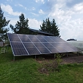 Zemes saules paneļu parks enerģijas ražošanai