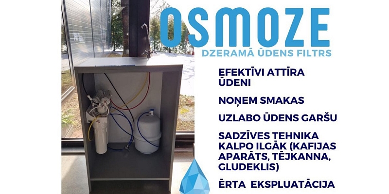 Ūdens filtru uzstādīšana, apkalpošana, serviss