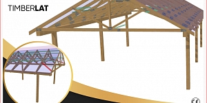 Jumta kopņu ražošana. Kopnes auto nojumei