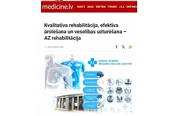 Ārona Zemīša rehabilitācijas centrs – vieta, kur Tava veselība ir pirmajā vietā!